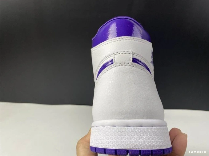 PURPLE RETRO JORDAN HIGH AIR 1 COURT CD0461-151 1208